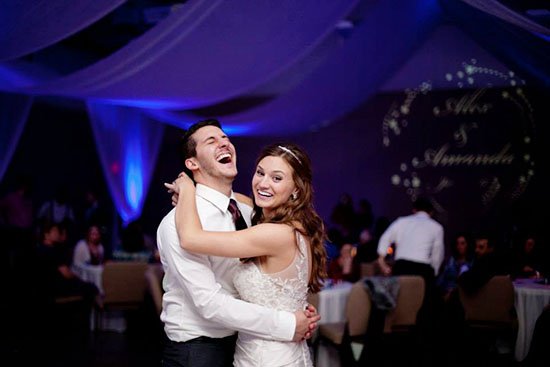 DIY Reception Uplighting