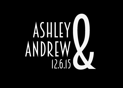 wedding monogram gobo design 22