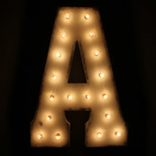 A (21" Marquee)