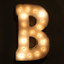B (21" Marquee)