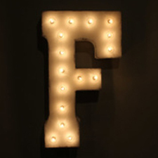 F (21" Marquee)