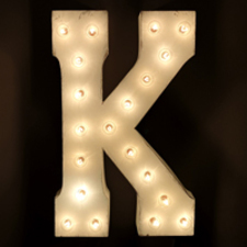 K (21" Marquee)