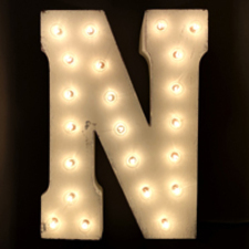N (21" Marquee)