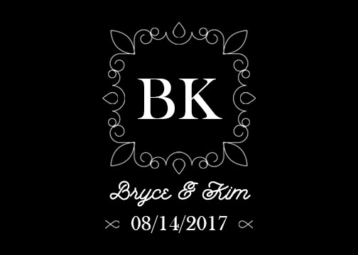 monogram gobo design 36